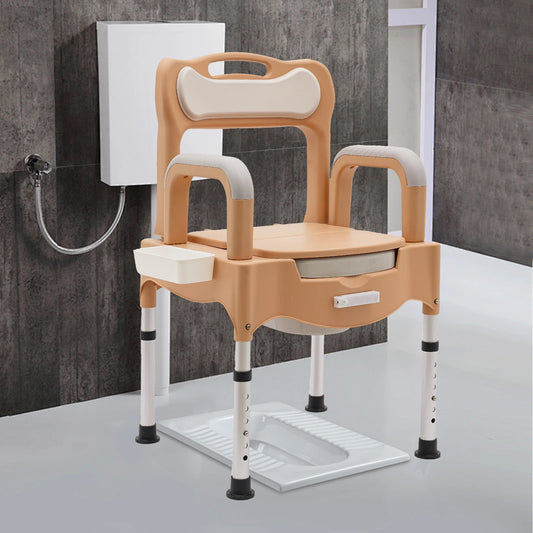 Bedside Commode Toilet Chair with Sensor Light