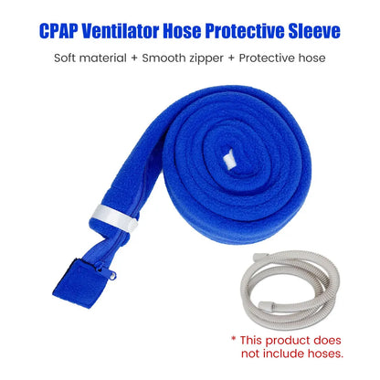 Mask Tube Hose Cover with Zippered Tubing Wrap