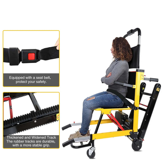 Foldable Electric Stair Climbing Wheelchair