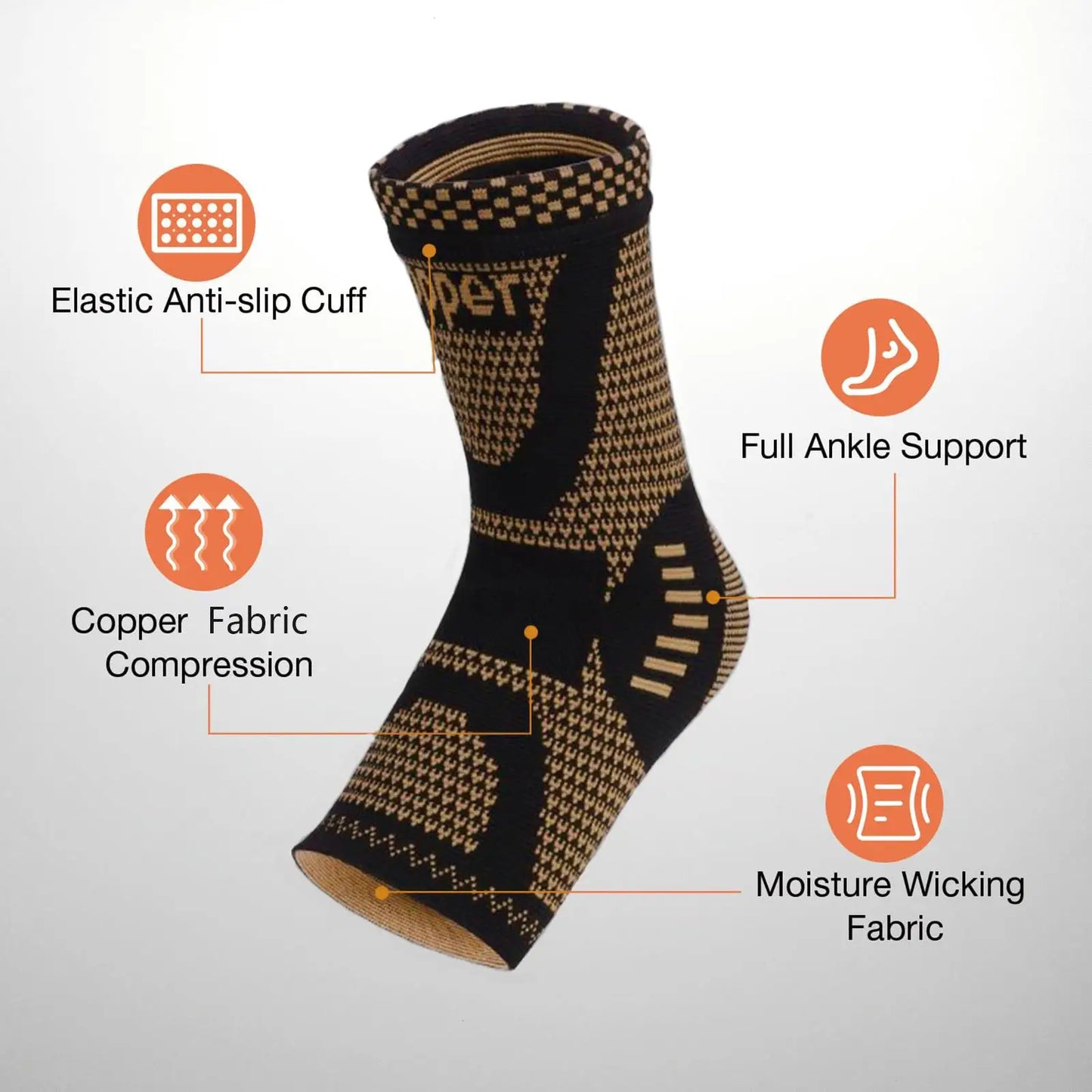 Compression Ankle Brace Socks