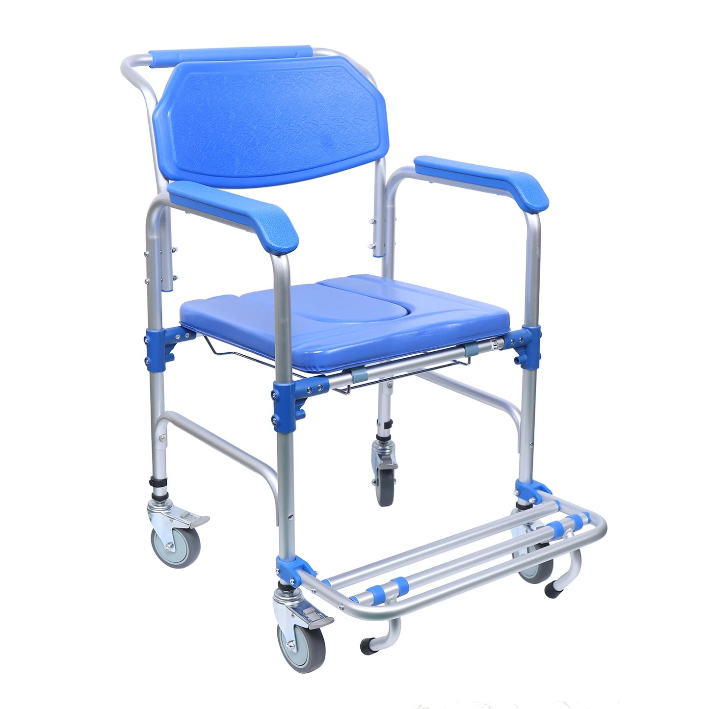 3-in-1 Foldable Shower Wheelchair