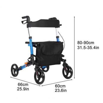 Height Adjustment Rollator Walker